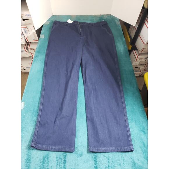 Jett Jeans Size 41x32 Mens Blue Pants Denim Stretch Mid Rise Straight NWT - Picture 1 of 12